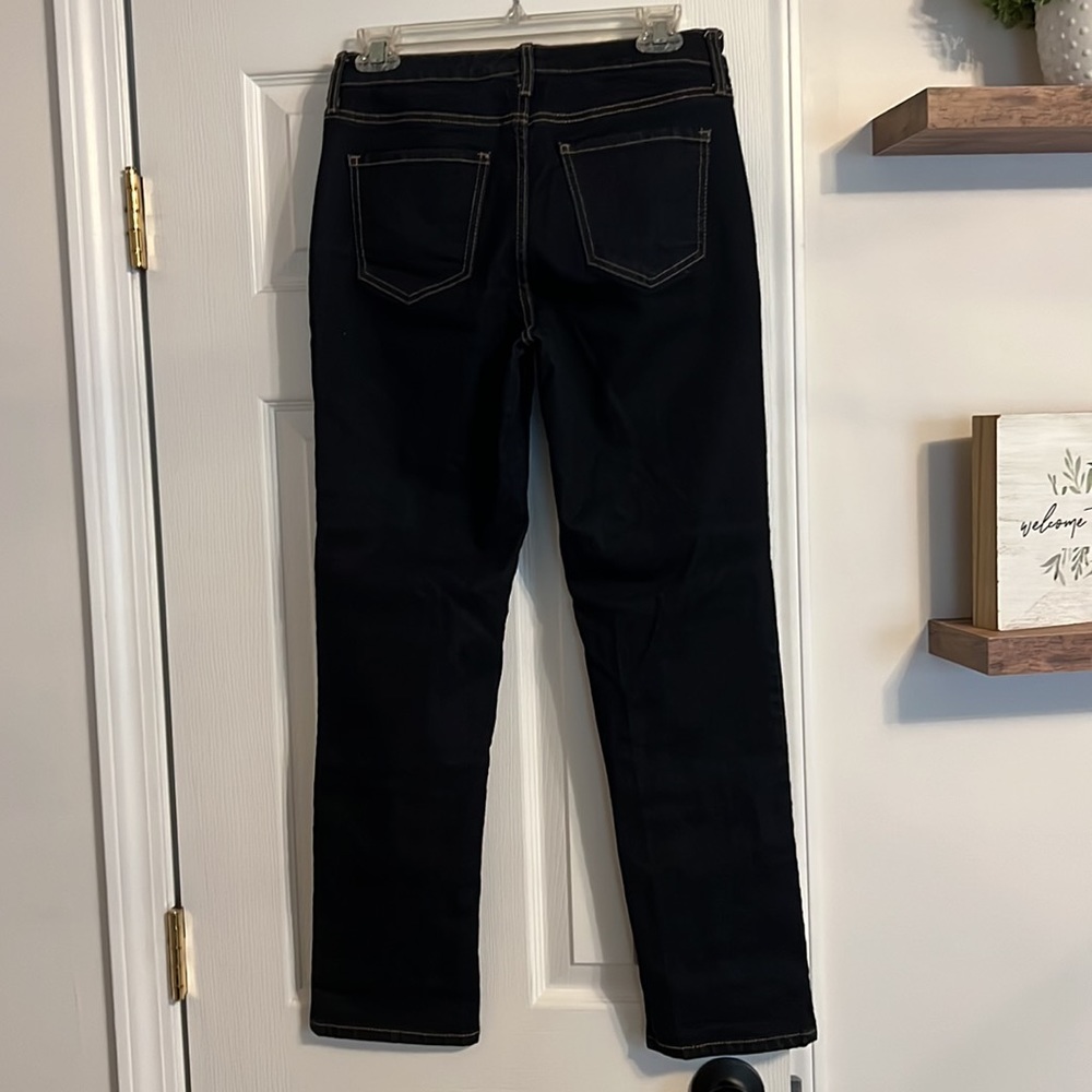MID RISE STRAIGHT LEG JEANS - Picture 4 of 7